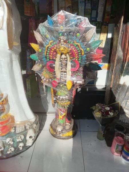 Colorful Goddess statue